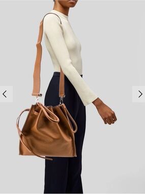 Tamara Mellon cognac leather tote